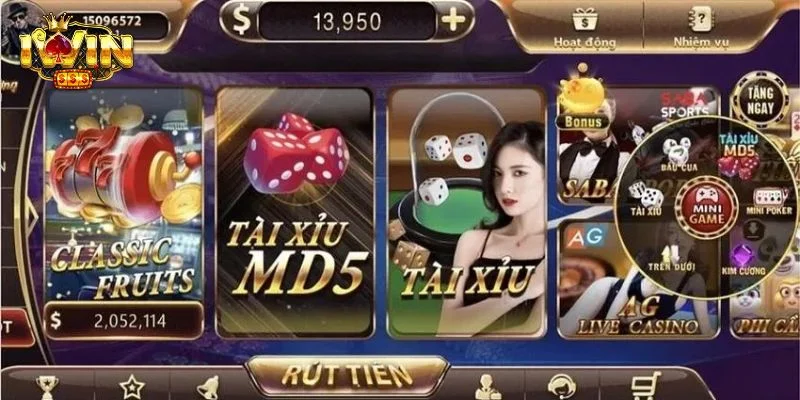 Tài xỉu tại IWIN vẫn luôn là tựa game cược được săn đón.